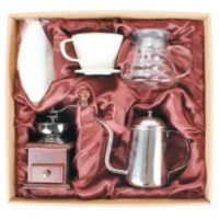 650Mlkettle+580Mlser Ver+Grinder+Dripper+F Ilters , Without Logo On Package