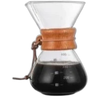 Cafetera de Vidrio con Corcho