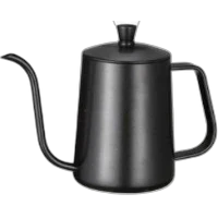 Tetera Negra Cuello Cisne