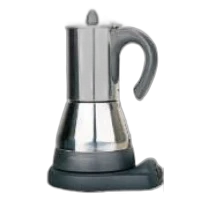 Cafetera Moka Eléctrica Acero