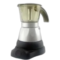 Cafetera Moka Gris Eléctrica