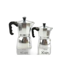 Cafetera Moka Aluminio Clásica
