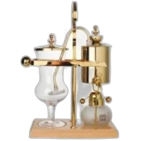Cafetera de Sifón Dorada