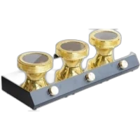 Calentador Eléctrico Triple Dorado