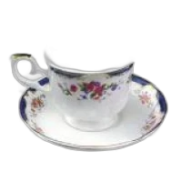 Taza de Porcelana Floral