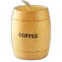 Barril de Café de Madera