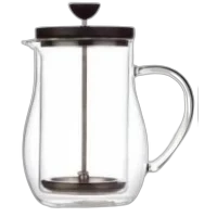 Prensa Francesa de Vidrio Doble 600ml