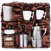 Set Cafetera con Vaporizador