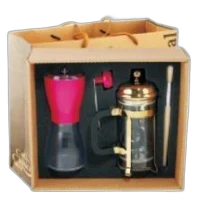 Set de Café Rosa Dorado